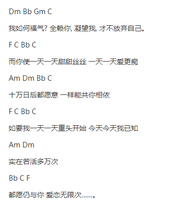 梁咏琪一天一天txt吉他谱