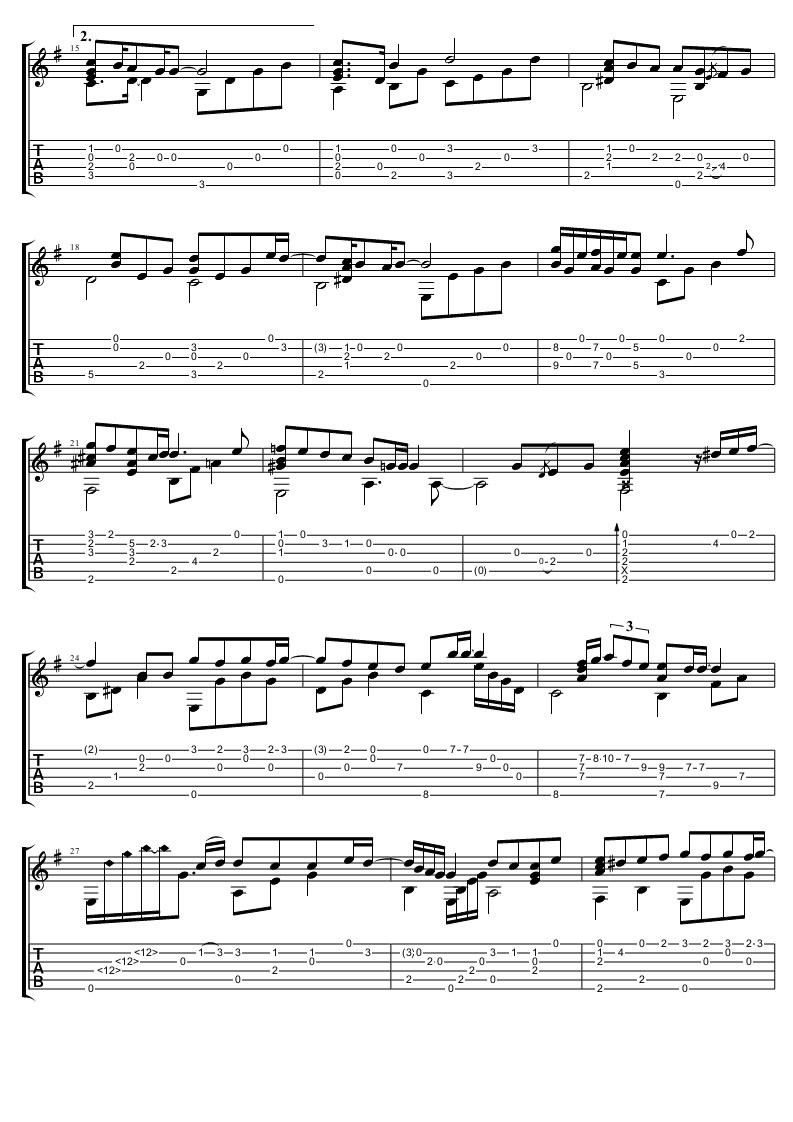 中岛美嘉雪の华吉他谱