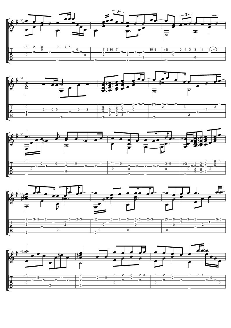 中岛美嘉雪の华吉他谱