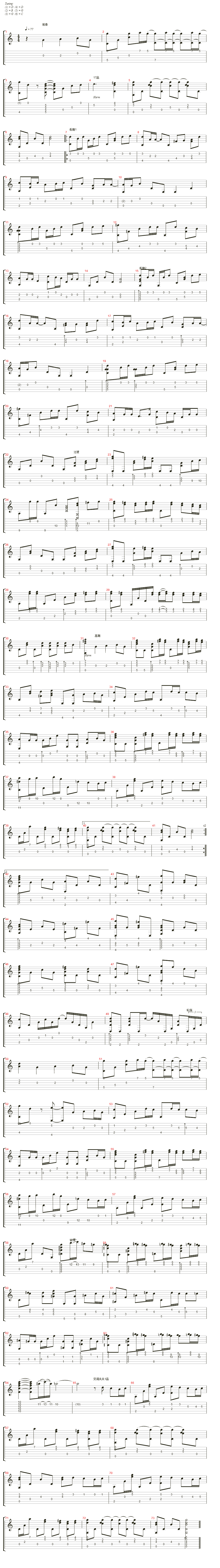 桜の木になろう吉他谱