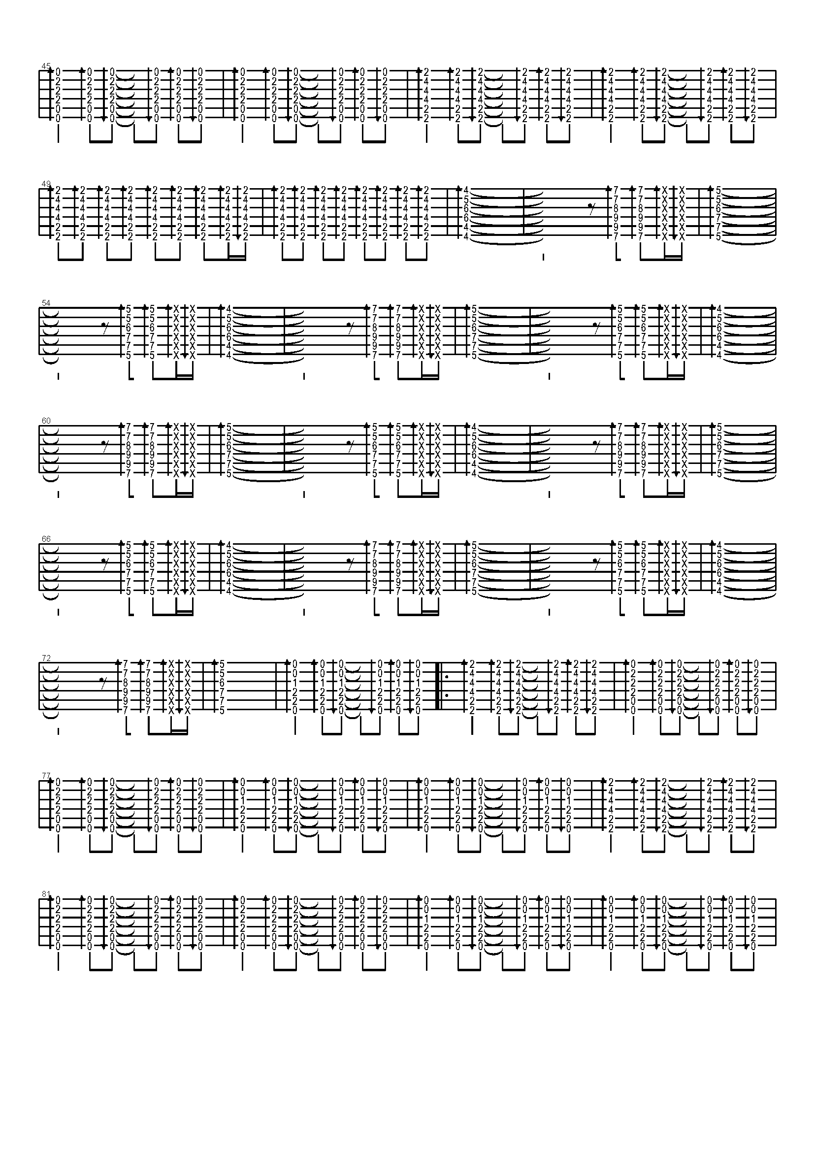 我的秋天指弹吉他谱 许巍