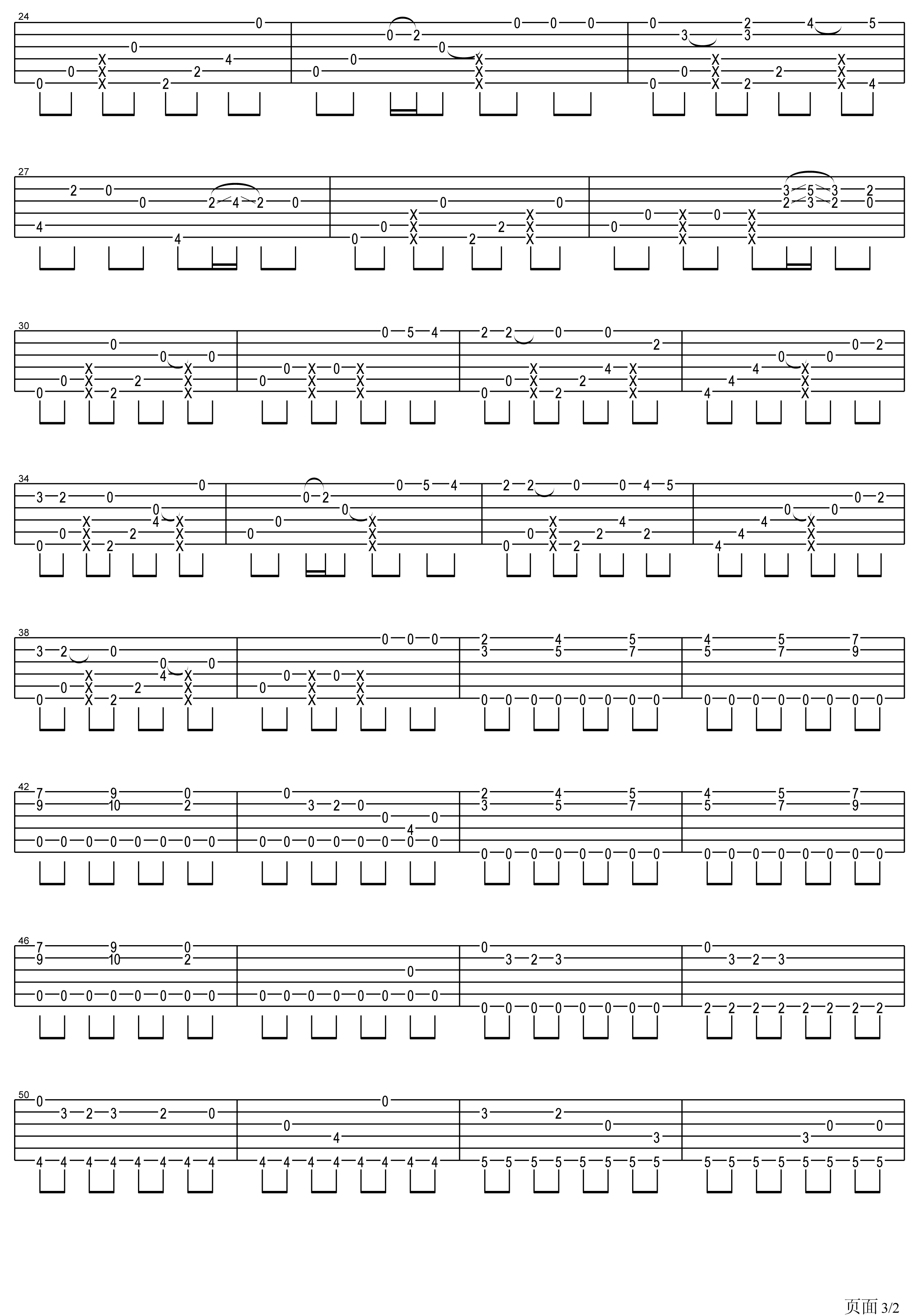 时间旅行time travel吉他谱 岸部真明