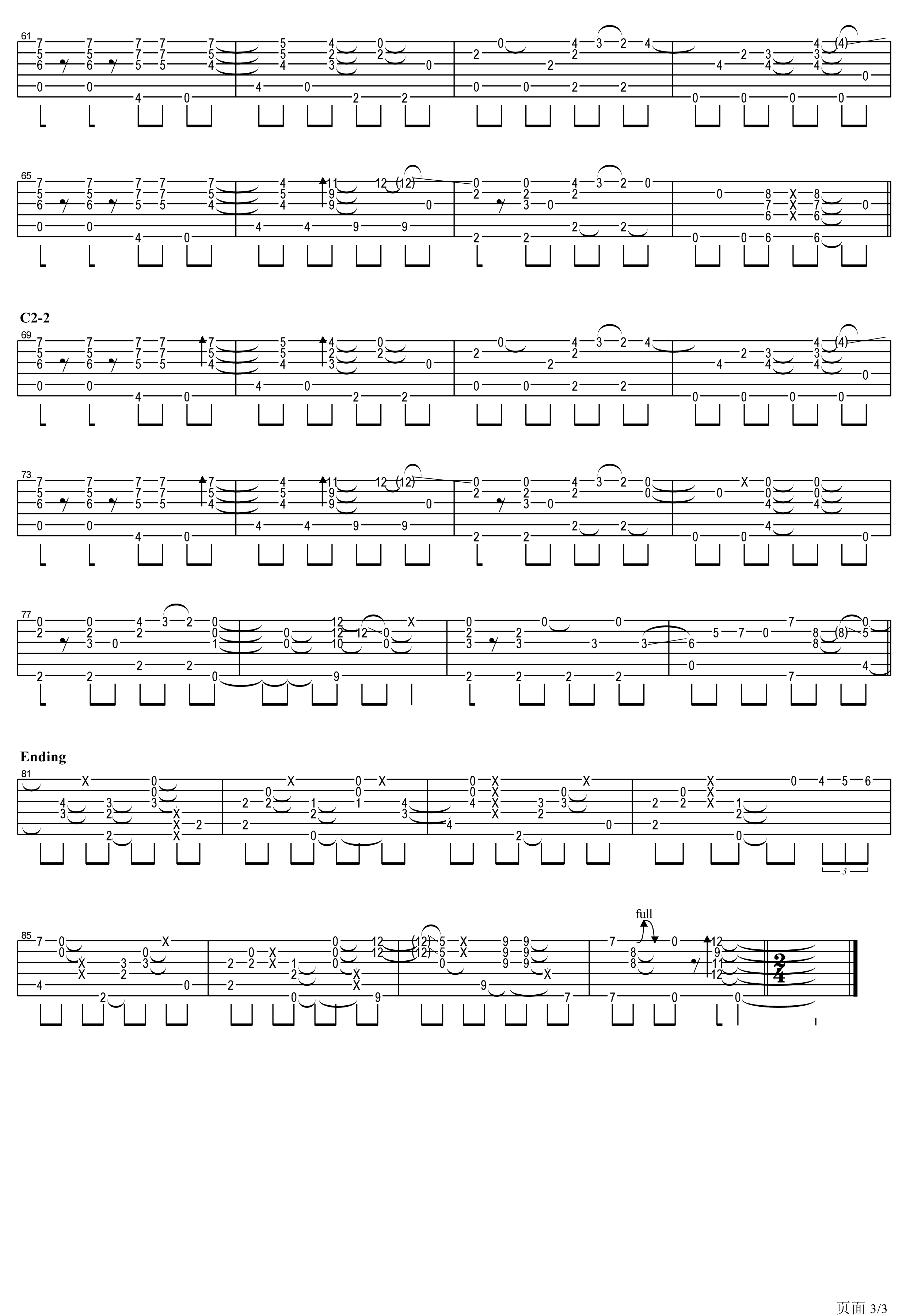 Red Shoes Dance吉他谱 押尾桑