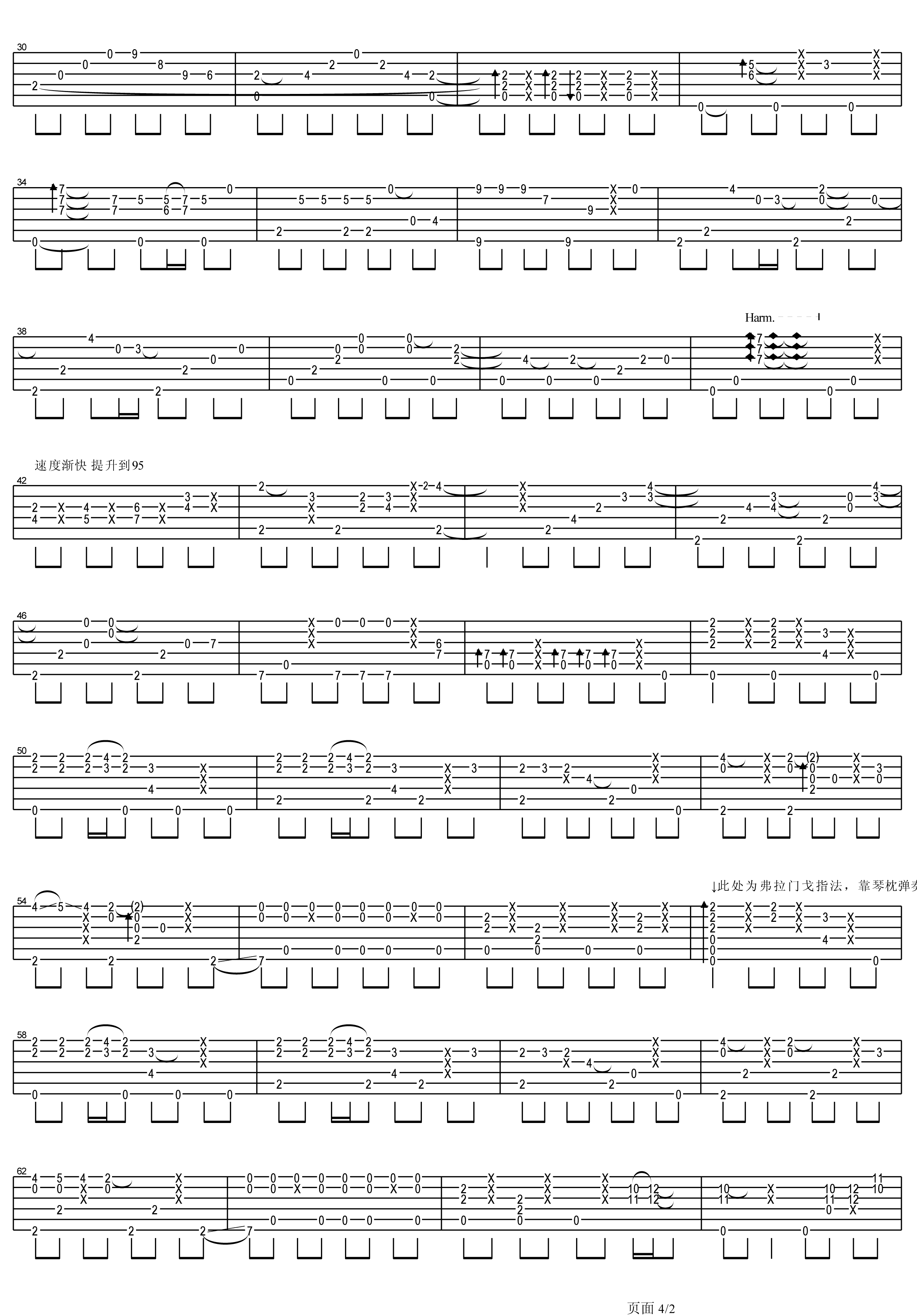 Last Christmas指弹吉他谱 押尾桑