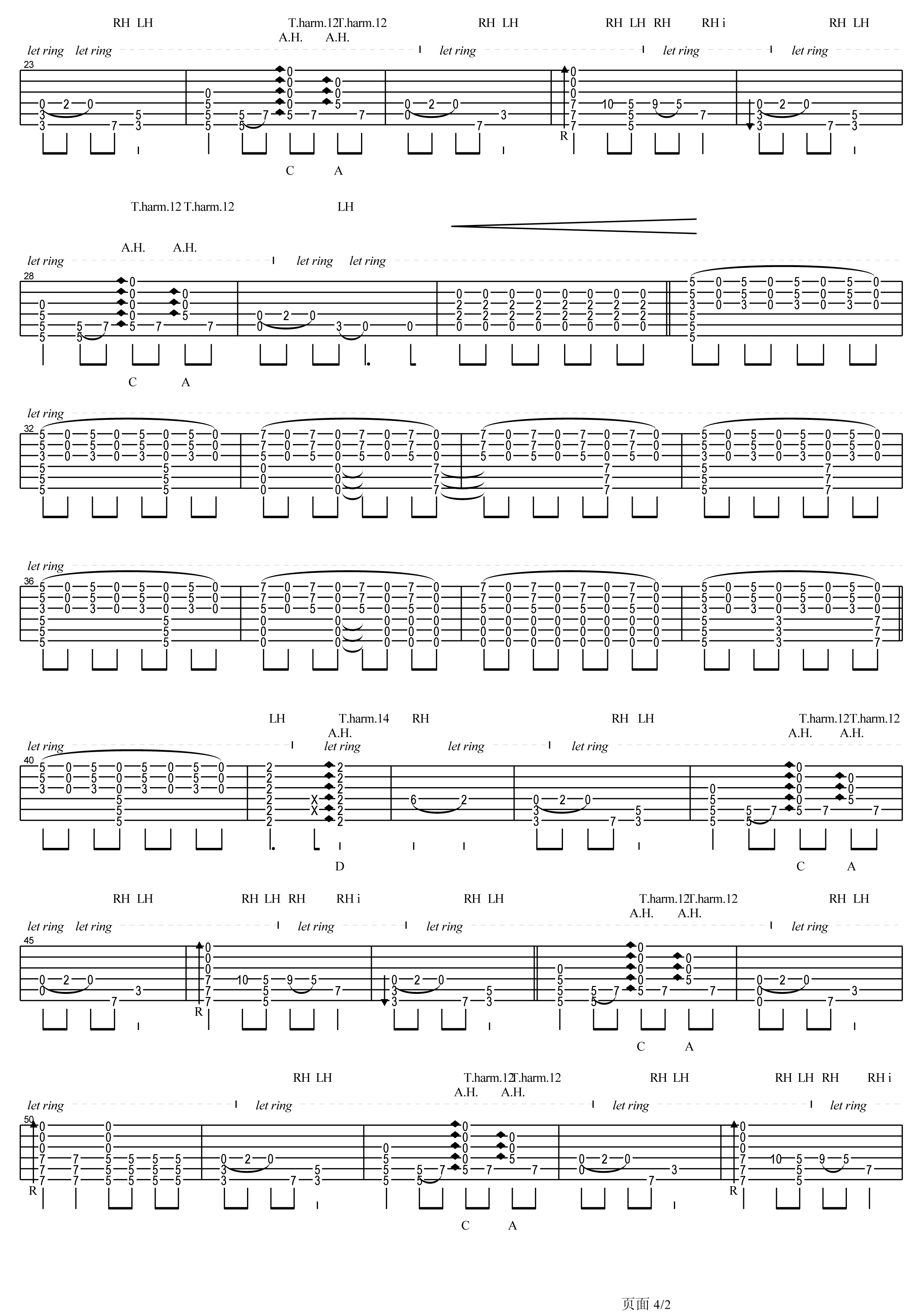 Merry Christmas Mr Lawrence吉他谱押尾桑