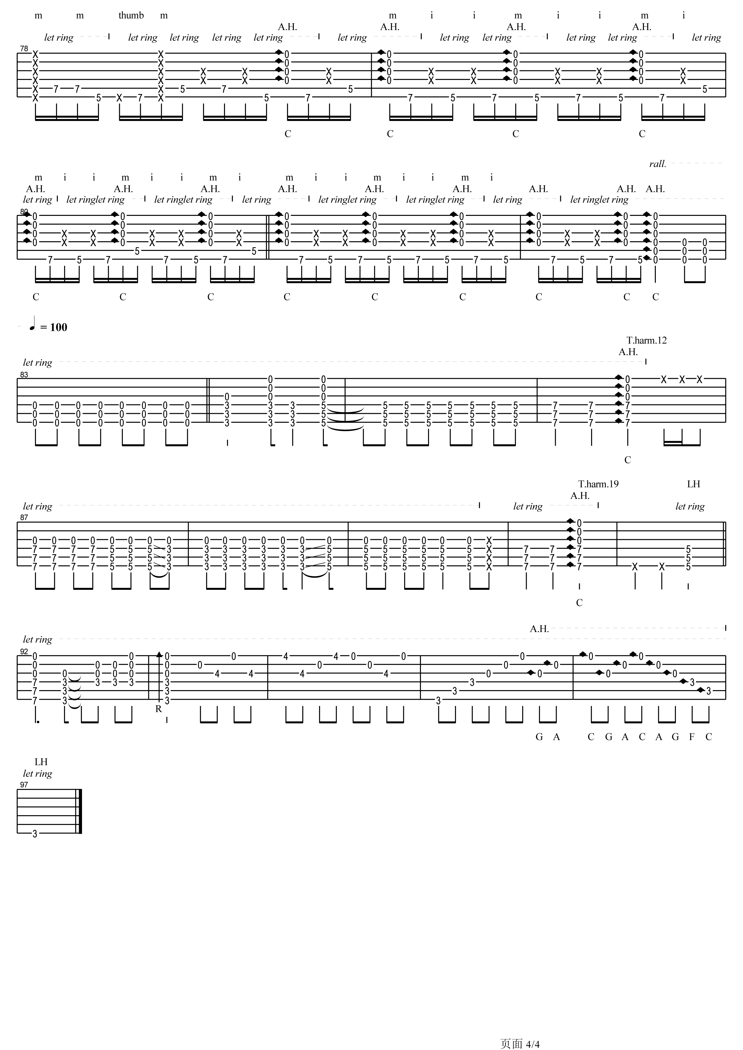 Merry Christmas Mr Lawrence吉他谱押尾桑