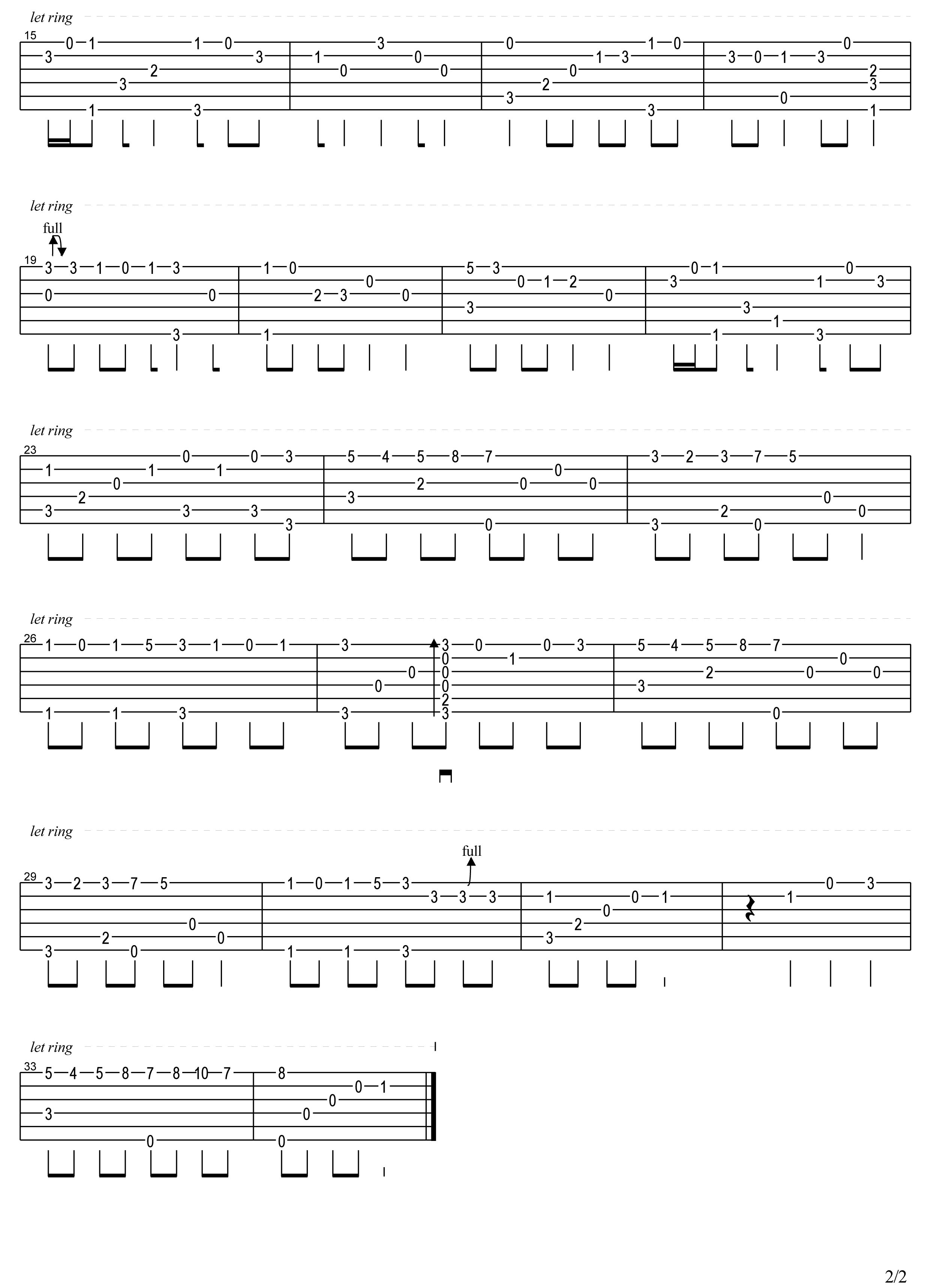 一个人的浪漫指弹吉他谱俞灏明