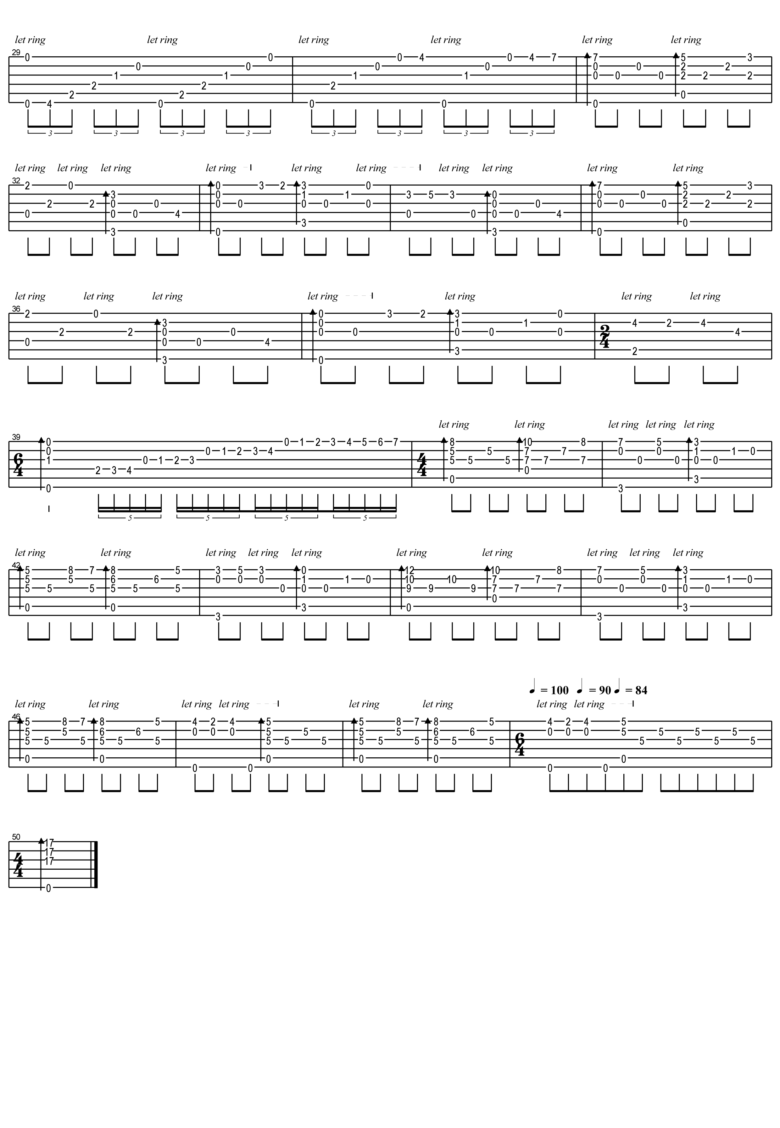 蓝色的爱吉他谱 理查德·克莱德曼