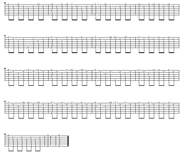 敖包相会指弹独奏吉他谱