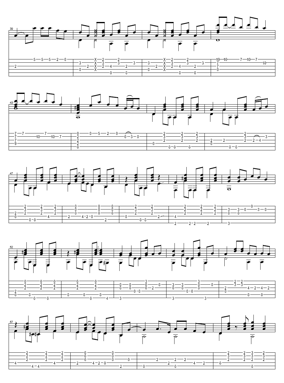 往事只能回味吉他谱 黄家伟