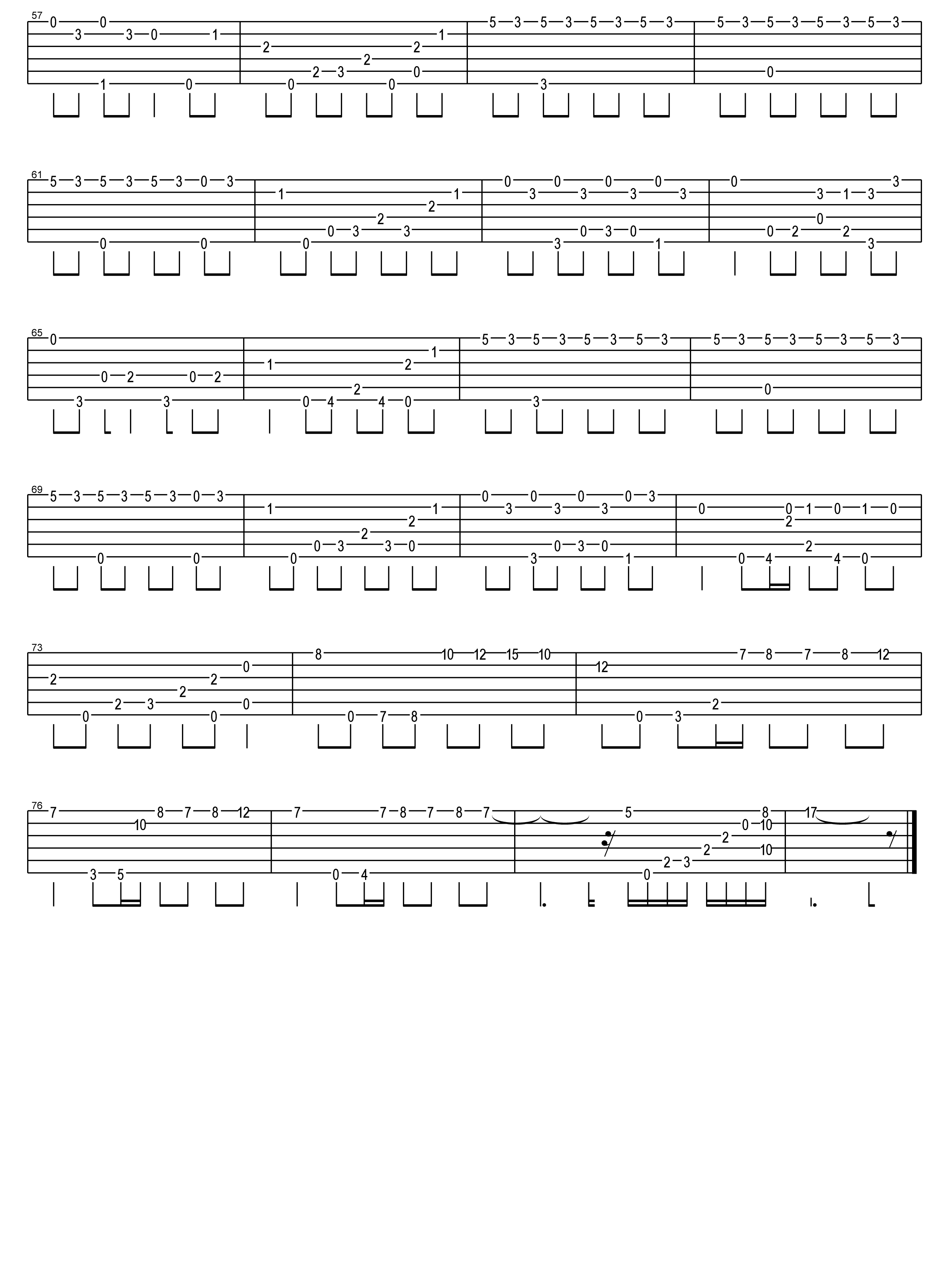 夜的钢琴曲六吉他谱 石进