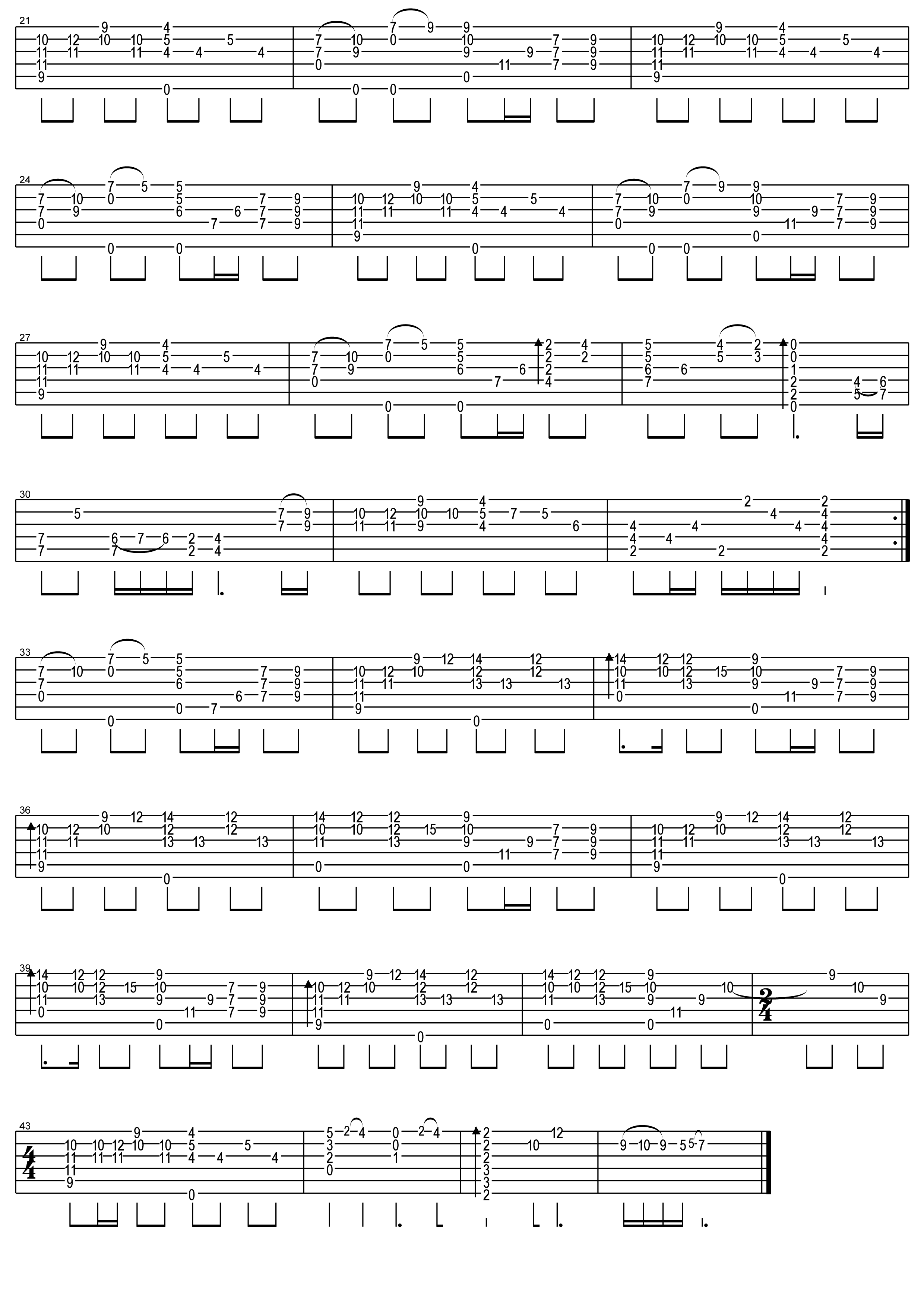 美丽的神话指弹吉他谱_美丽的神话歌词歌谱