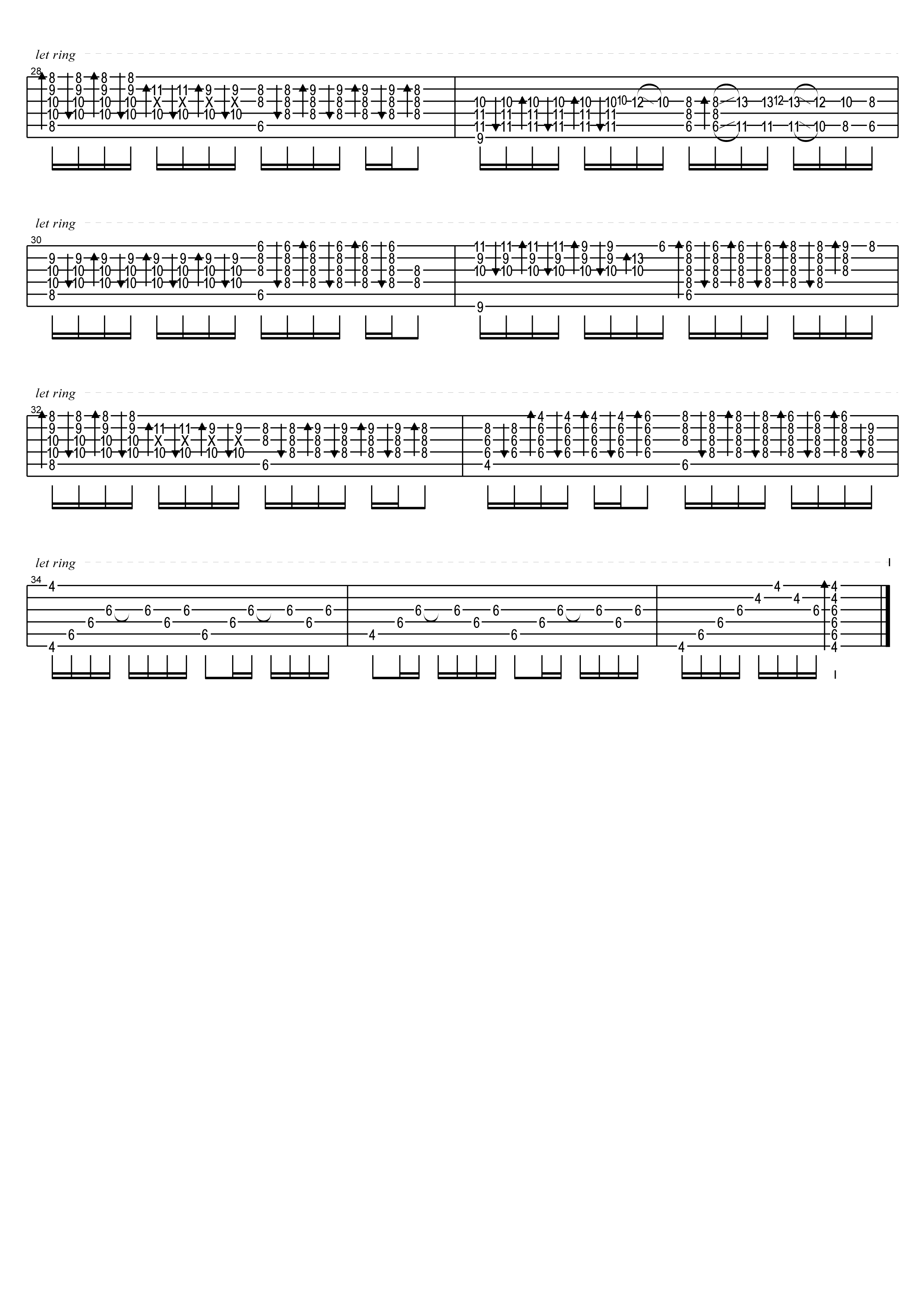 My heart will go on(我心永恒)指弹吉他谱