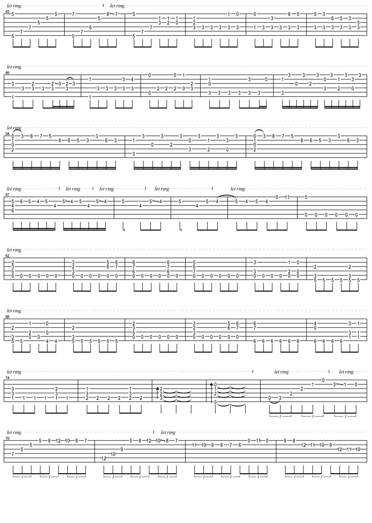 致爱丽丝六线谱