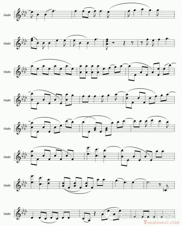 let it go小提琴曲谱有哪些