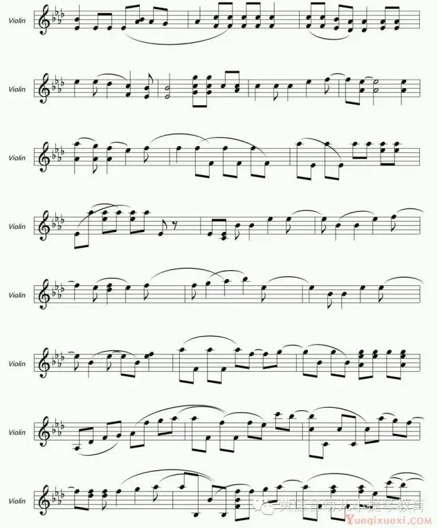 let it go小提琴曲谱有哪些