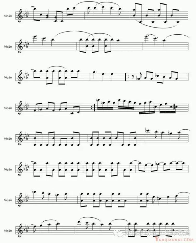 let it go小提琴曲谱有哪些