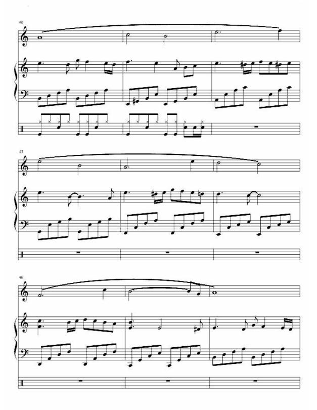 dance to the death五线谱