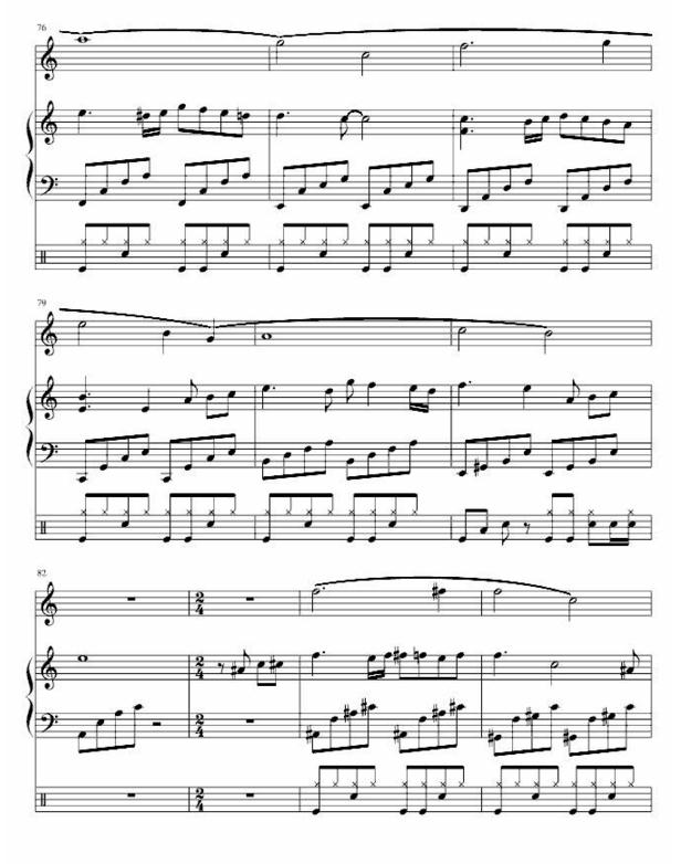 dance to the death五线谱