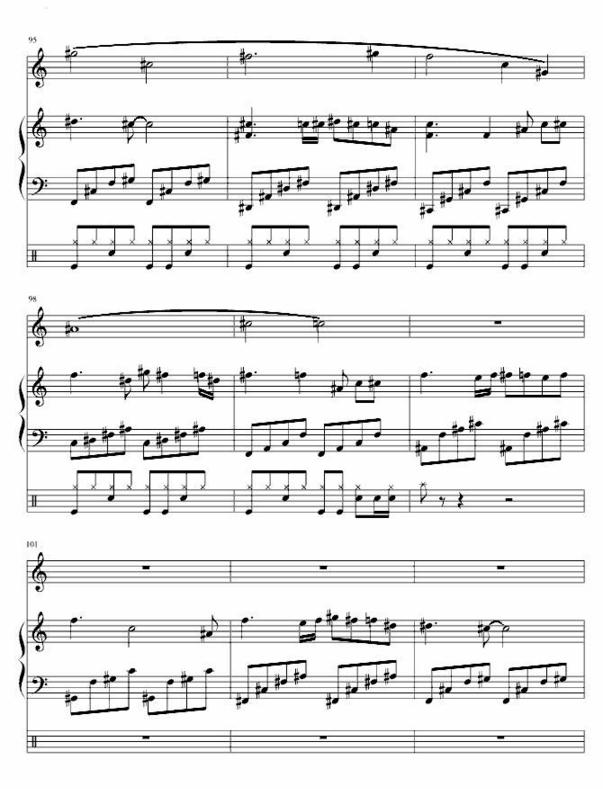 dance to the death五线谱