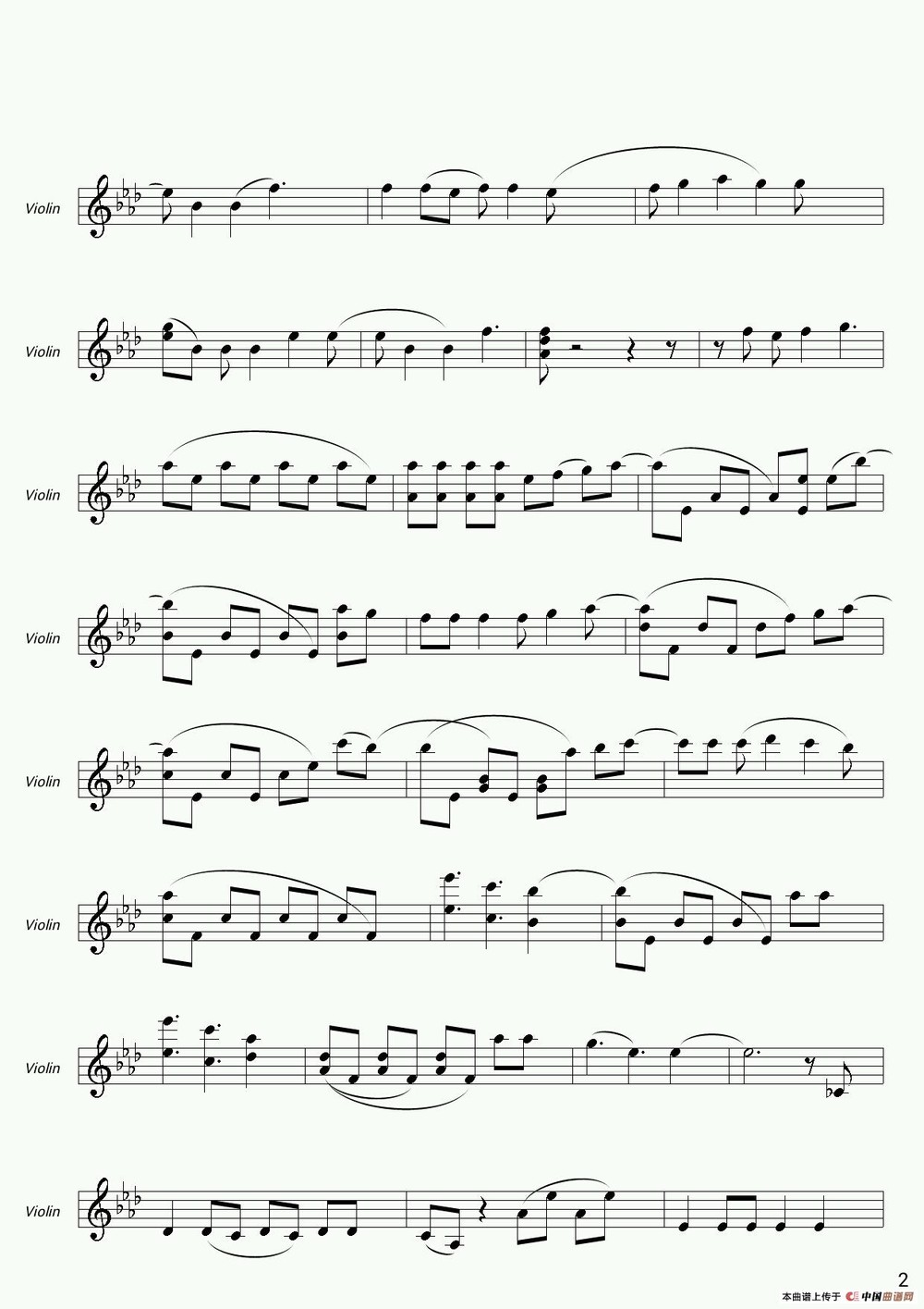 冰雪奇缘小提琴曲谱