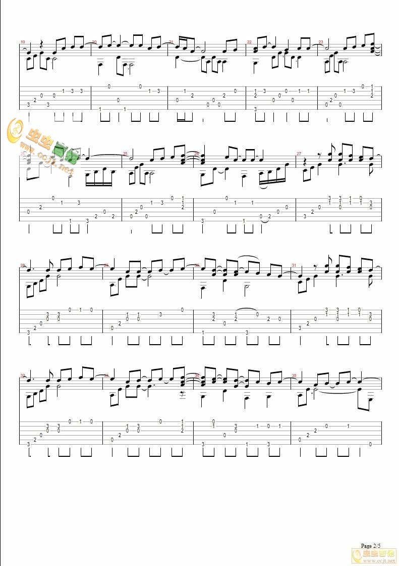 Right Here Wait For You六线谱歌词吉他谱