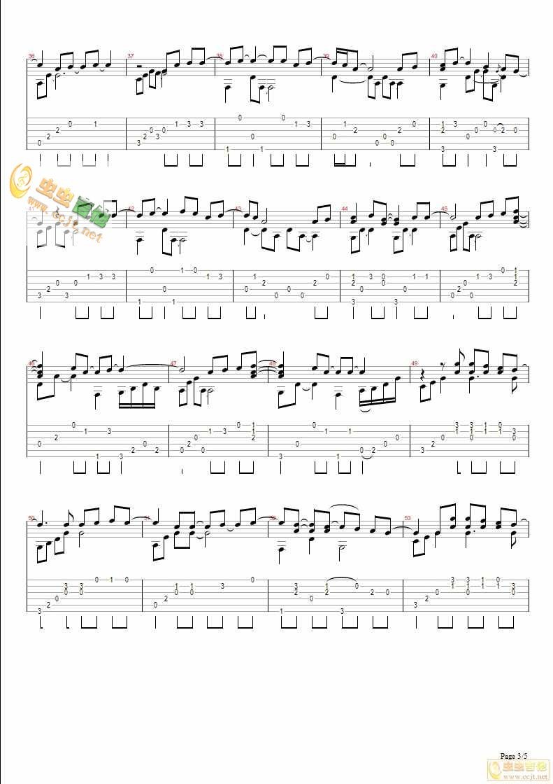 Right Here Wait For You六线谱歌词吉他谱