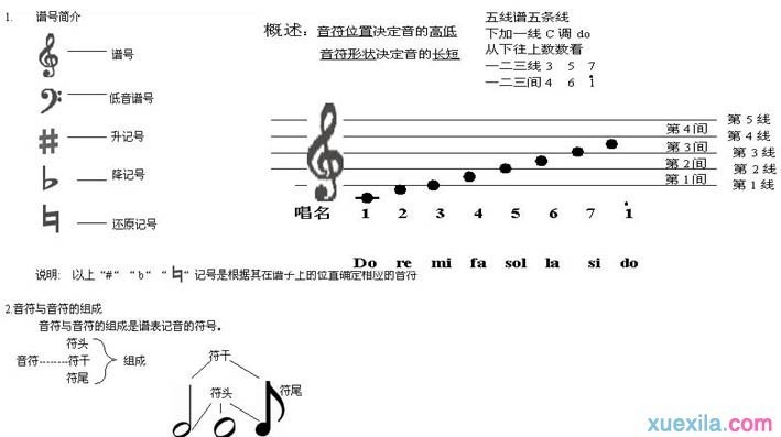 五线谱基础知识