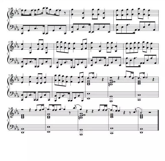 LOSER五线谱_LOSER钢琴谱歌词BIGBANG