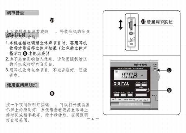 Tecsun/德生 DR-910A袖珍式高灵敏度立体声收音机