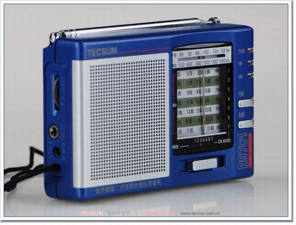 Tecsun/德生 R-9701袖珍式二次变频高灵敏全波段收音机