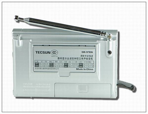 Tecsun/德生 DR-910A袖珍式高灵敏度立体声收音机