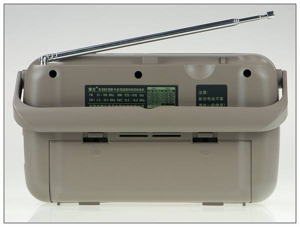 Tecsun/德生 R-333便携式调频/中波/短波数码显示钟控收音机