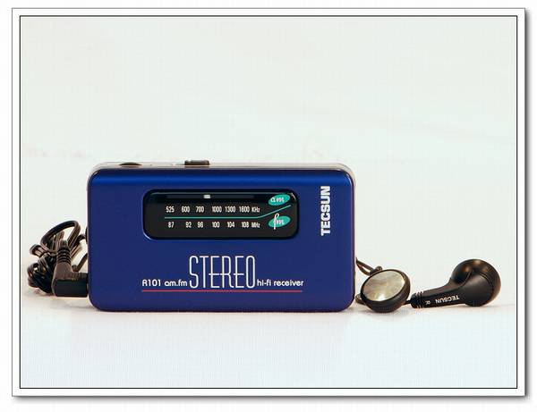 Tecsun/德生 R-101微型调频/调幅立体声收音机