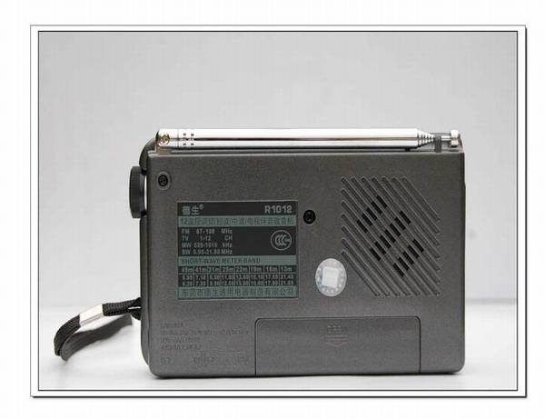 Tecsun/德生 R-1012十二波段调频/短波/中波/电视伴音收音机