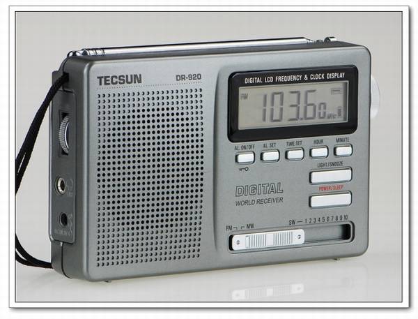 Tecsun/德生 DR-920 便携式全波段数字显示钟控收音机