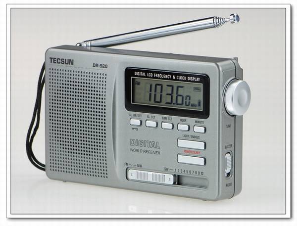 Tecsun/德生 DR-920 便携式全波段数字显示钟控收音机