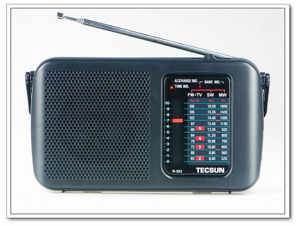 Tecsun/德生 R303调频/中波/短波/电视伴音收音机