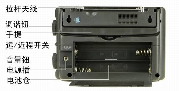 Tecsun/德生 FM-200高灵敏度调频收音机