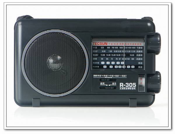 Tecsun/德生 R-305 调频/中波/短波/电视伴音收音机