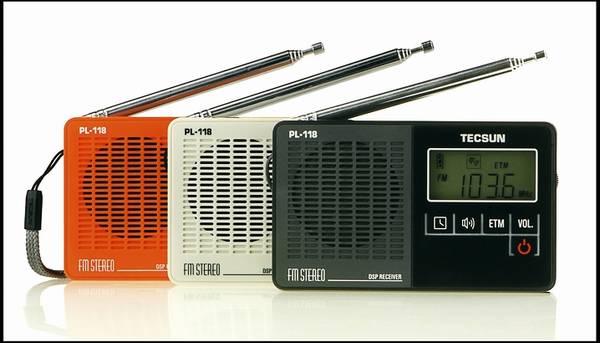 Tecsun/德生 PL-118 --便携式纯调频(DSP)立体声收音机