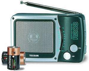 Tecsun/德生 R-208小型台式调频/调幅收音机