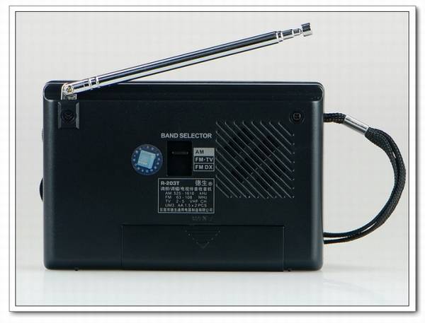 Tecsun/德生 R-203T调频/中波/电视伴音收音机