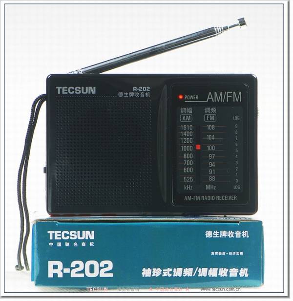 Tecsun/德生 R-202 袖珍式调频/调幅收音机
