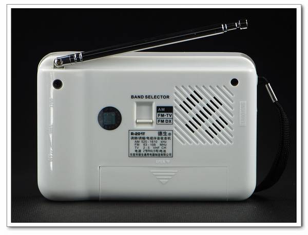 Tecsun/德生 R201T袖珍式调频/调幅/电视伴音收音机