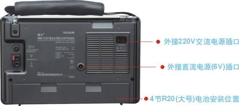 德生 BCL-3000调频/中波/短波5波段立体声收音机