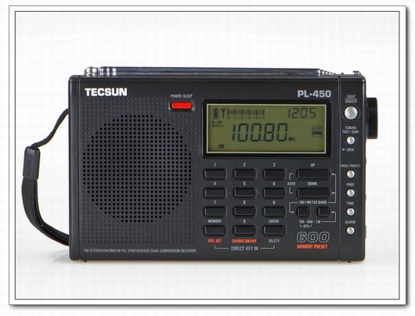 德生 PL-450便携式全波段数字立体声收音机
