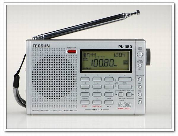 德生 PL-450便携式全波段数字立体声收音机