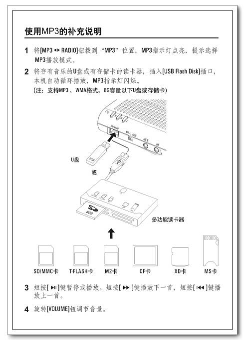 德生 MP-300数字解调立体声收音机