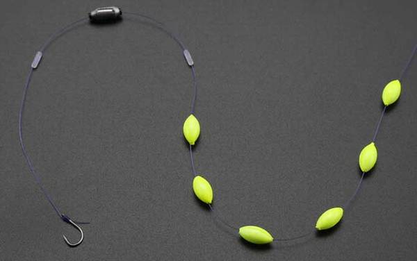 七星漂挂双钩调漂方法